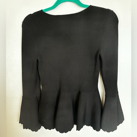 Ted Baker Peplum Scallop Knit Top - Picture 5 of 6